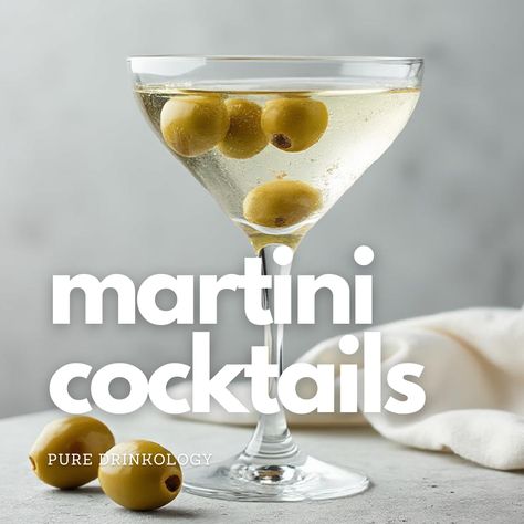 Discover a refined collection of martini cocktails that elevate any occasion! From the timeless gin martini and smooth vodka martini to creative twists like the espresso martini and fruity cosmopolitan, these recipes offer something for every palate. Perfect for cocktail hour, dinner parties, or a cozy night at home, these martini variations showcase elegance and flavor in every sip. Cheers to mastering the art of the martini! Martini Variations, Martini Cocktail Recipes, Tequila Martini, Martini Recipes Vodka, Gin Martini, Summer Drink Cocktails, Simple Cocktail, Classic Martini, Cocktail Ideas