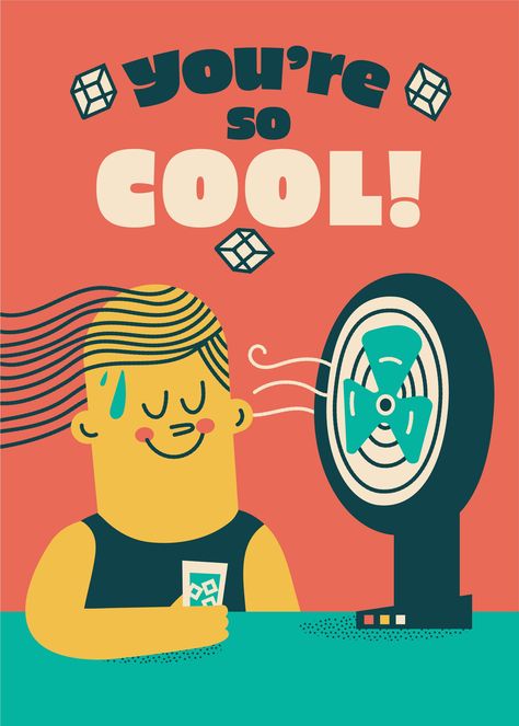 Stay Cool In The Heat, Summer Illustration, Music School, Social Media Design Graphics, Design Graphics, Vancouver Canada, Hot Days, So Cool, Stay Cool