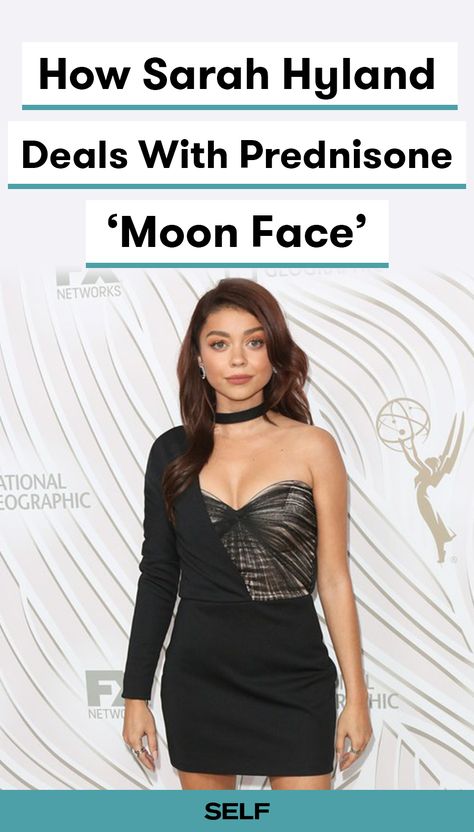 Inflammation is a common side effect of using prednisone. Here is Sarah Hyland's skin-care routine to deal with "moon face," an inflamed face due to medication. A facial roller is a huge part of her beauty regimen. Moon Face Swelling, Prednisone Moon Face, Smooth Face Skin, Prednisone Side Effects, Facial Swelling, Olay Skin Care, Swollen Face, Night Beauty Routine, Autoimmune Disorders