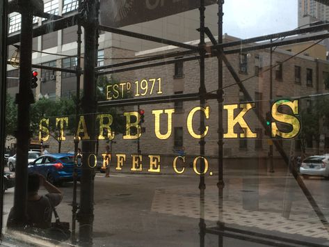 Farm Windows, Cafe Milano, Grooming Design, Gold Signage, Gold Leaf Signs, Storefront Signage, Coffee House Design, American Cafe, Ginger House