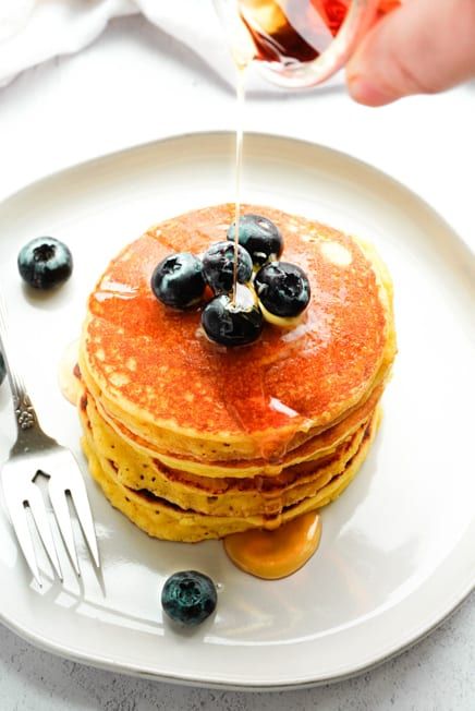 Favorite Almond Flour Pancakes Almond Flour Desserts, Pancakes Gluten Free, Lifestyle Of A Foodie, Almond Flour Bread, Almond Flour Pancakes, No Flour Pancakes, Healthy Pancake Recipes, Flour Pancakes, Gluten Dairy Free