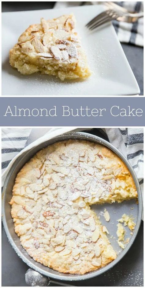 Almond Butter Cake, Almond Paste Recipes, Butter Cake Recipe, Flavored Butter, Almond Paste, Almond Flavor, Almond Cakes, Butter Cake, Food Cakes