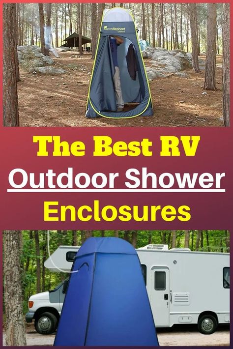 We have covered this year’s best RV outdoor shower enclosures and organized everything you need to know before buying. Outdoor Shower Enclosure, Shower Tent, Diy Rv, Camping Shower, Shower Enclosures, Have A Shower, Pop Up Tent, Outdoor Shower, Shower Enclosure