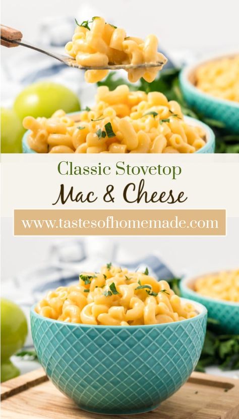 This creamy stovetop Mac and cheese is ready in just 15 minutes using real cheese and basic ingredients. Mac And Cheese Recipe Stovetop, Mac And Cheese Stovetop, Dutch Oven Pulled Pork, Easy Homemade Mac And Cheese, Pulled Pork Oven, Homemade Mac And Cheese Recipe, Cheesy Pasta Recipes, Stovetop Mac And Cheese, Homemade Mac And Cheese