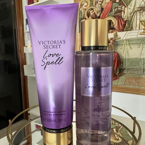 Victoria Secret Victoria Secret Lotion, Victoria Secret Love Spell, Victoria Secret Fragrances, Spray Lotion, Fragrance Lotion, Fragrance Set, Love Spell, Secret Love, Love Spells