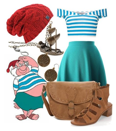 Peter Pan Costume Women, Disbounding Disney Characters, Peter Pan Characters Costumes, Peter Pan Inspired Outfits, Easy Disney Bound Outfits, Group Disneybound, Plus Size Disney Bounding, Disney Bound Outfits Summer, Peter Pan Disneybound