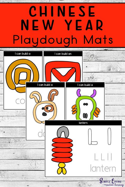 A fun way to learn about China and Chinese New Year is with these and free fun Chinese New Playdough Mats. Playdough Ideas, Study Craft, Chinese New Year Activities, Coin Envelopes, About China, New Years Activities, Playdough Mats, Led Pencils, Creative Learning