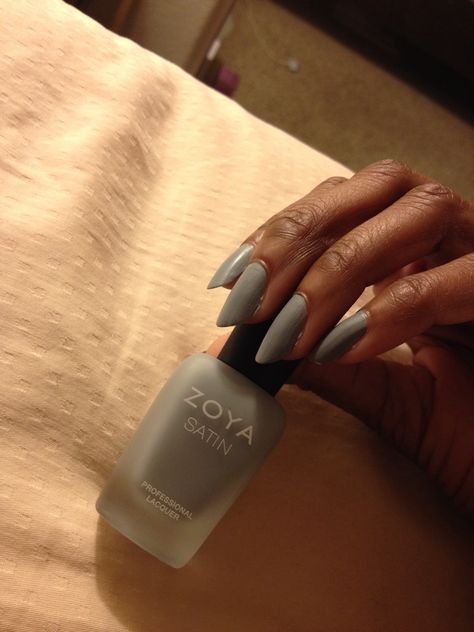 Matte Gray Nails Matte Gray Nails, Grey Matte Nails, Gray Nails, Nail Styles, Nails Inspo, Matte Nails, Nude Nails, Nail Inspo, Nail Colors