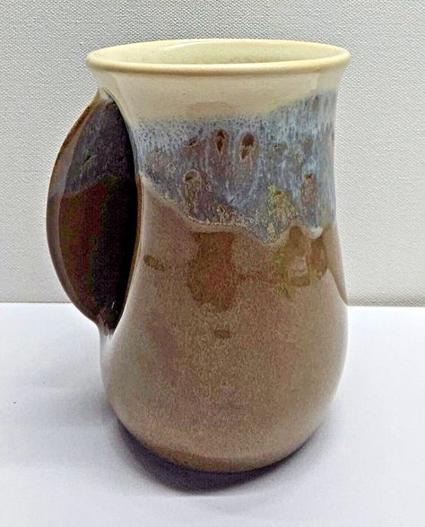 New! Neher Handwarmer Coffee Mug Drip Glazed Handmade Pottery Left Hand was just added to eBay. Check it out! #eBay #eBaySeller Unique Pockets, Handmade Mug, Pottery Studio, Handmade Pottery, Ebay Seller, Hand Warmers, Pottery Art, Things To Buy, Left Hand