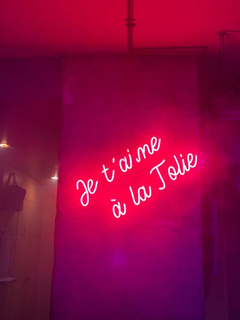 Je T'aime Wallpaper Aesthetic, Je T'aime Aesthetic, Je Taime Aesthetic, Je T'aime Wallpaper, Paris Aesthetic Wallpaper, In Paris Aesthetic, Paris Aesthetic, Texts, Neon Signs