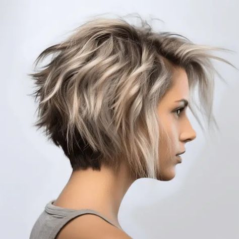 Shag Bobs For Fine Hair, Chunky Short Hair, Short Hairstyle Women Round Face Bob Haircuts Thick Hair, Choppy Bob Hairstyles For Fine Hair Short Styles, Edgy Shaggy Hair, Shaggy Bob Hairstyles For Fine Hair, Short Shag With Bangs Fine Hair, Short Shag Hairstyles For Fine Hair, Short Styles For Fine Hair