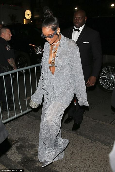 Met Gala After Party Outfit, After Party Outfit, Met Gala After Party, Robyn Fenty, Rihanna Street Style, Looks Rihanna, Rihanna Outfits, Rihanna Looks, Rihanna Style