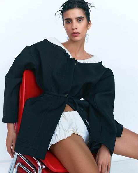 MICA ARGANARAZ FOR THE GENTLEWOMAN - FALL WINTER 2023 :: WhyNot Blog Gentlewoman Magazine, Mica Arganaraz, Campaign Fashion, Vogue Spain, Vogue Uk, Vogue Australia, Layering Outfits, Knit Crop Top, 2015 Fashion