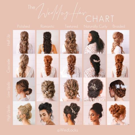 Wedding Hairstyles By Hair Pattern, Ponytail Bridal Hair, Mens Hairstyles Round Face, Jordan Wedding, Special Event Hair, Bridal Hairstylist, Bridesmaid Updo, Half Up Wedding Hair, Wedding Braids