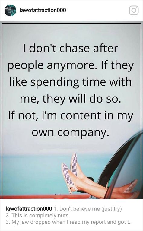 I ain't mad at ya, just not gonna chase you💋 Chasing People Quotes, Life Quotes Love, New Energy, People Quotes, Quotable Quotes, Positive Thoughts, Great Quotes, Mantra, Life Lessons