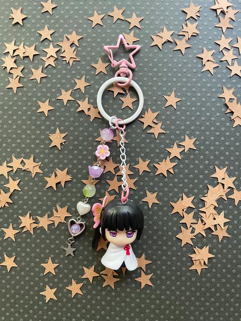 *ONE OF EACH AVAILABLE* handmade keychains with figures of kanao, tengen, nezuko, muichiro, and giyu from demon slayer !! they can be used on backpacks, purses, etc. they are fully handmade :) Demon Slayer Keychain, Demon Slayer Accessories, Keychains Anime, Back To School Accessories, Anime Keychains, Accessories Anime, Anime Show, Backpack Accessories, Handmade Keychains