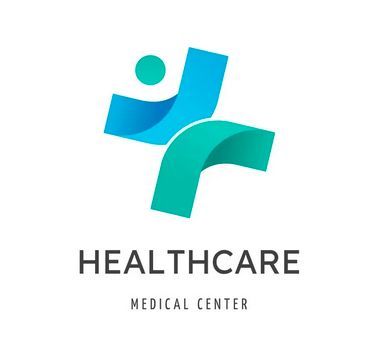 Healthcare, medical center, hospital logo Medical Logos Inspiration, Health Care Logo, Hospital Logo, Logo Design Health, Security Logo, Clinic Logo, Healthcare Logo, Medical Logo, Care Logo