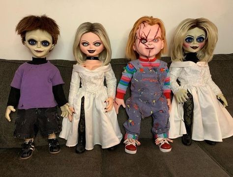 Glen Costume Chucky, Chucky Tiffany And Glen Costumes, Chucky Tiffany And Glen, Chucky Characters, Scary Chucky, Tiffany Bride Of Chucky, Rick And Morty Image, Chucky Movies, Chucky Horror Movie