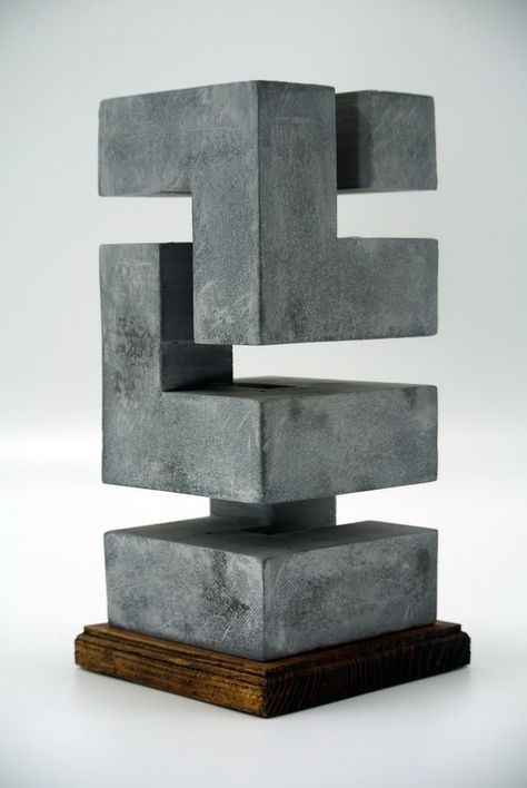 Brutalist Concrete, Architectural Sculpture, Antony Gormley, Concrete Sculpture, Geometric Sculpture, Architecture Model Making, Concrete Art, Contemporary Sculpture, Modern Sculpture