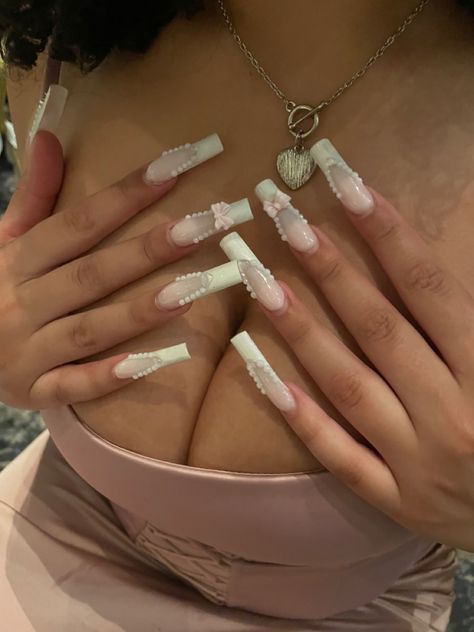 #nails #naildesign #acrylicnaildesigns #acrylicnails #promnails #promdress #aesthetic #lanadelreyaesthetic #longnails Long Nail Designs, Exotic Nails, Pink Acrylic Nails, Birthday Nails, Prom Nails, Luxury Nails, Minimalist Nails, Heart Nails, Dream Nails