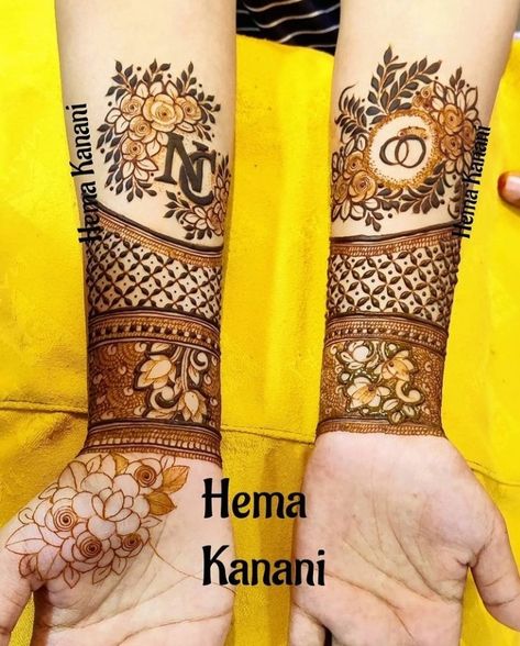 Forearm Mehndi, 25th Anniversary Mehendi Designs, Anniversary Mehendi Designs, Anniversary Mehndi Design, Anniversary Mehendi, Anniversary Mehndi, Round Mehndi, Mehndi Design Back Hand, Round Mehndi Design