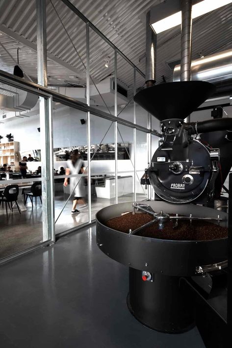 Ozone Coffee Roasters, Auckland, New Zealand – Box 9 Design Ltd. Coffee Roastery, Coffee Roaster, Birch Ply, Old Street, Auckland New Zealand, Coffee Roasters, Coffee Roasting, Auckland, Coffee Beans