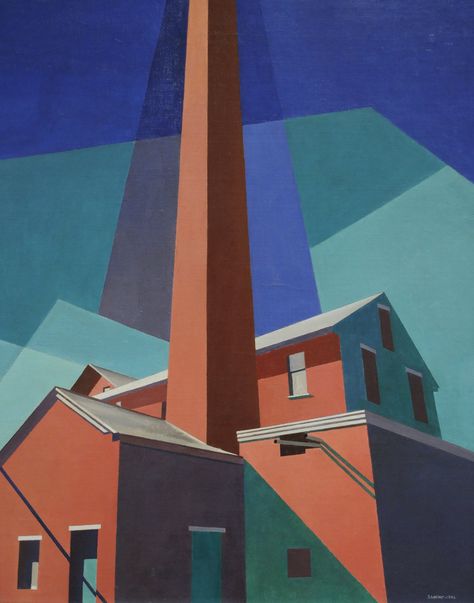 https://flic.kr/p/M3Q4oW | Addison Gallery of American Art (Andover… Charles Sheeler, Dulwich Picture Gallery, Francis Picabia, Alfred Stieglitz, Edward Hopper, Industrial Art, Urban Landscape, Art Movement, American Artists