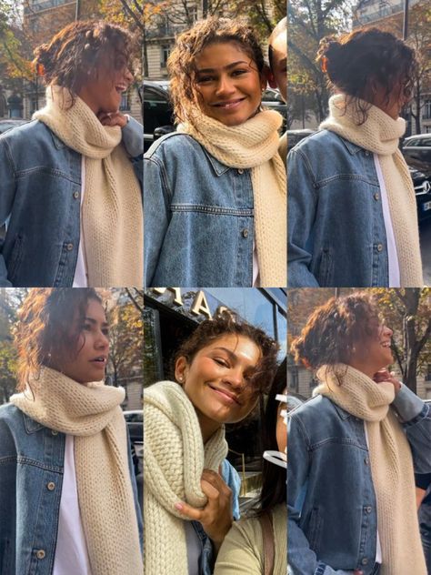 Puffer Outfit, Zendaya Maree Stoermer Coleman, Ootd Winter, Zendaya Coleman, Spring Summer Outfits, Fashion Inspo Outfits, Curly Hair, Style Me, Winter Outfits