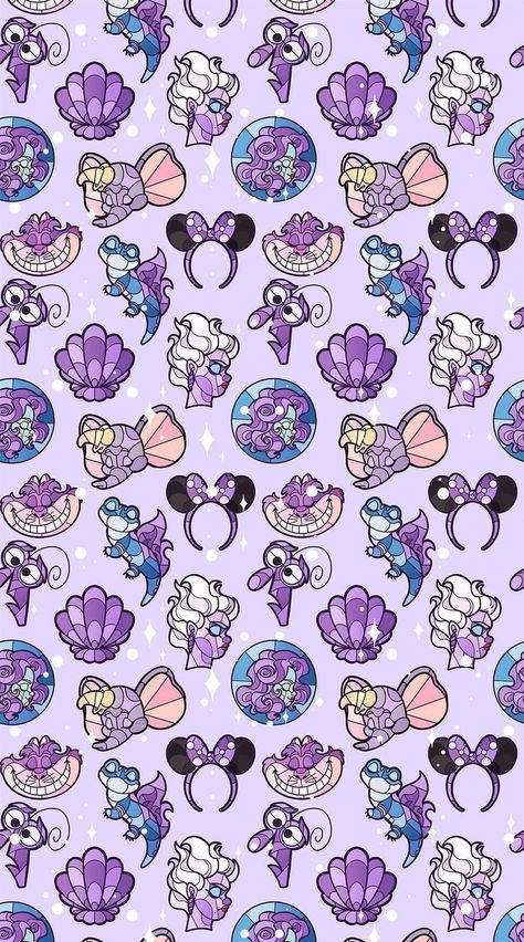 Cute Disney Aesthetic Wallpaper, Disney Ipad Backgrounds, Disney Purple Wallpaper, Disney Munchlings Wallpaper, Purple Wallpaper Disney, Wallpaper Iphone Disney Backgrounds, Blue Disney Wallpaper, Purple Disney Wallpaper, Disney Wallpaper For Iphone Lockscreen