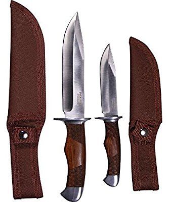 Jack Pyke Unisex Hunters with Nylon Sheaths, Brown: Amazon.co.uk: Sports & Outdoors Mora Companion, Small Knife, Adventure Outfit, Bushcraft Knives, Cheese Knives, Carving Knife, Cool Knives, Knife Set Kitchen, Military Outfit