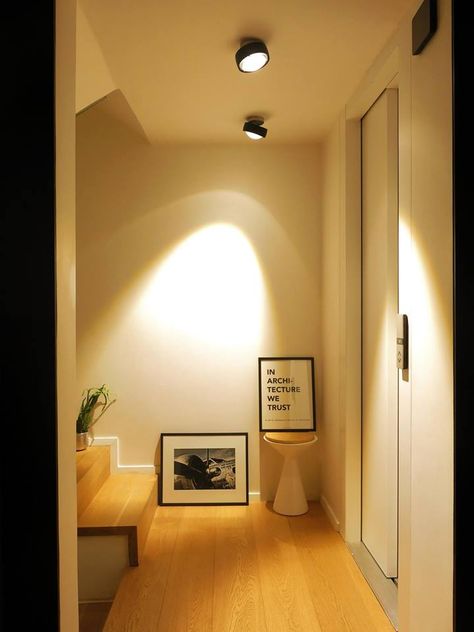 Hallway Lamp Ideas, Lamp Gang, Hallway Lamp, Apartment Entrance, Entrance Lighting, Hallway Light Fixtures, Corridor Design, India Home Decor, Simple Bedroom Design