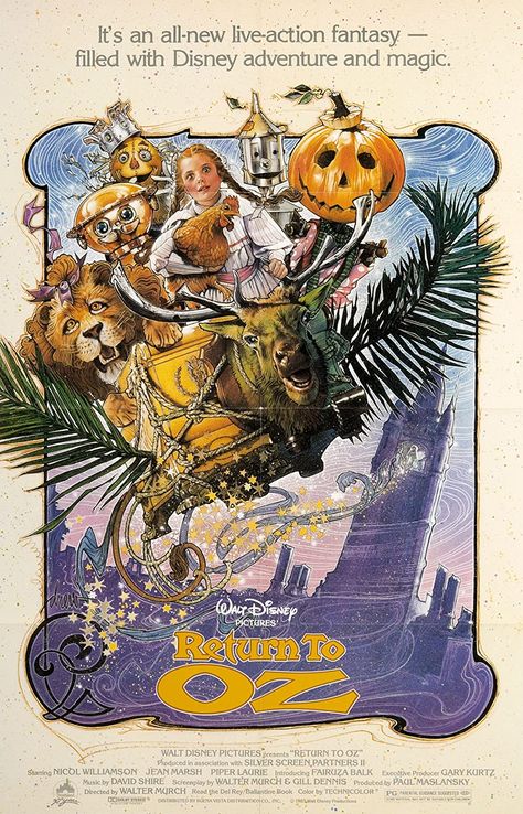 Walter Murch, Return To Oz, Fairuza Balk, Piper Laurie, Oz Movie, Old Movie, Adventure Film, Childhood Movies, Bill Cosby