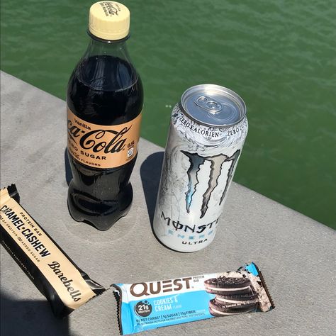 Vanilla Coke Zero, The Chic Diet Aesthetic, Cookies And Cream Protein, Monster Zero, Caramel Cashew, Quest Protein Bars, Coquette Art, Quest Bars, Black Coquette