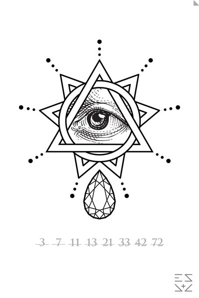 nonagon Seeing Eye Tattoo, All Seeing Eye Tattoo, Seeing Eye, All Seeing Eye, Eye Tattoo, All Seeing, Blackwork Tattoo, Eye Art, Compass Tattoo