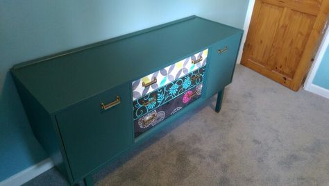 1960s G-Plan Gomme sideboard upcycled for home office project Sideboard Upcycle, Upcycling Projects, Upcycle Projects, Toy Chest, Sideboard, Storage Chest, Home Office, 1960s, How To Plan