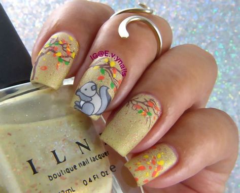 #mani #uñas #diseñodeuñas #nailitdaily #uñasestampadas #sexynails #moda #estilo #style #fashion #stampednails #stampingnails #naturalnails #uhnas #unghie #fallnails #autumnnails #squirrelnailart Boutique Nails, Stamping Nail Art, Nail Stamping, Nail Lacquer, Nail Art Designs, Style Fashion, Acrylic Nails, Nail Designs, Nail Polish