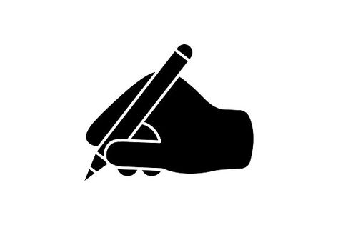 Writing hand glyph icon by Icons Factory   #writing #hand #glyph #icon Writing Logo Design, Hand Holding Pen, Writing Symbols, Writing Logo, Writing Hand, Action Icon, Holding Pen, Journalism School, Text Editing