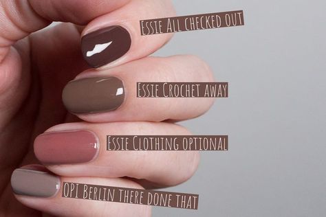 Essie Clothing Optional, Mani Pedi Spa, Almond Shaped Nails Designs, Summer Nail Polish, Almond Shape Nails, Clothing Optional, Blush Nails, Essie Nail Polish, Nail Polish Collection