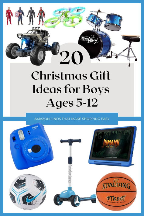 The holiday season is a time of joy and excitement for kids, and finding the perfect Christmas gifts for boys aged 5 to 12 is a delightful task. Whether you're shopping for your son, nephew, grandson, or a young friend, Amazon offers a wide array of fantastic options. To help you make the young boy in your life smile, we've curated a list of the top 20 Christmas gifts for boys available on Amazon. Let's explore these exciting gift ideas! Top Boys Christmas Gifts, Non Toy Christmas Gifts For Boys, Stocking Stuffers Boys 6-8, Christamas List For Boys Toys, Gifts For Little Boys 8-10, Christmas Gifts For Boys, Instax Mini, Perfect Christmas Gifts, Holiday Gift Guide