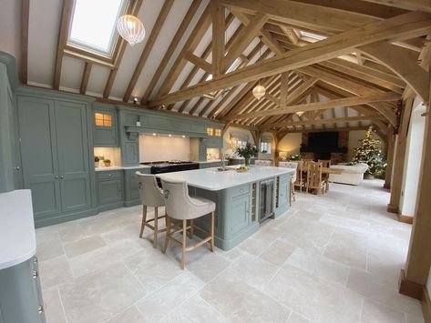 British Country Kitchen, Barn Conversion Kitchen, Tom Howley Kitchens, Barn Conversion Interiors, Original Farmhouse, Tom Howley, Barn House Interior, Barn House Design, Boys Football