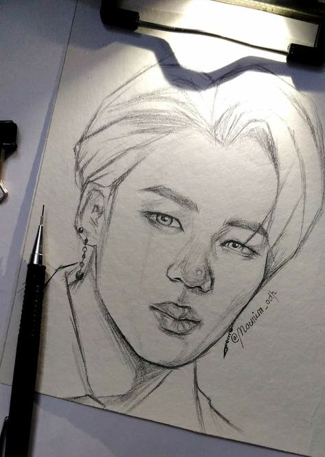 Pencil Sketch Images, Beauty Art Drawings, Kpop Drawings, Pencil Art Drawings, Art Drawings Sketches Creative, Bts Drawings, Sketches Easy, Painting Art Projects, Book Art Drawings