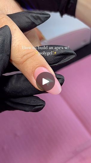 30K views · 2.3K reactions | How to build an apex with ✨Polygel✨↙️

1️⃣2️⃣ & 3️⃣ are integrated into my application technique. Lets discuss it:

1️⃣ notice how I ROLL the bead down the MIDDLE 
- you want it down the center of the nail, right where the apex is gonna be… next 

2️⃣ CHISEL don’t flatten
- this way you’re 1) not taking too much to the sides (causing it to bulk out) AND 2) keeping majority of the product in the center (right where that apex is gonna be)… next

3️⃣ tilt your brush when tapping those sides 
- this will help you keep the shape of the nail AND really smoooooth out that nail for ya

Neeoooooow… if you’ve got to much product at the fee edge or lower the nail and you wanna move it back towards its designated spot: 

Save if this post helped you 💯
Comment “polygel gui Move It, How To Build, The Middle, Gel Nails, Let It Be, Nails