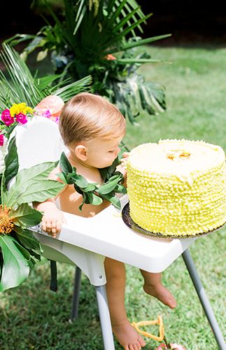 Colorful Cabana First Birthday Party - Inspired By This Hawaiian Themed First Birthday Party, Hawaii First Birthday Party, Luau 1st Birthday Party Boy, Hawaiian First Birthday Party Boy, Tropical Themed First Birthday, First Birthday Tropical Theme, Summer Themed First Birthday, Tropical First Birthday Party, First Birthday High Chair Decoration