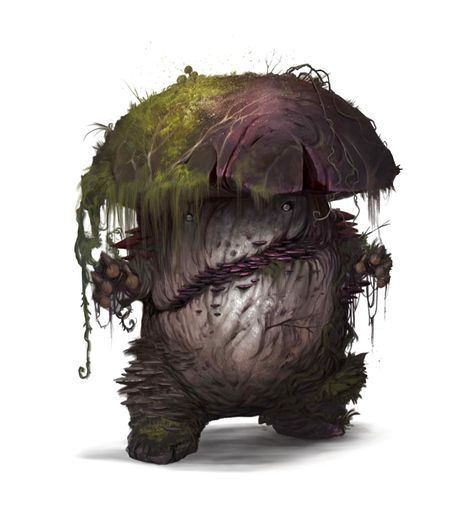 (Fungo / Dificuldade 10) Plant Template, Mushroom Monster, Plant Monster, Plants Growing, Little Shop Of Horrors, Fantasy Beasts, Arte Cyberpunk, Forest Creatures, Monster Concept Art