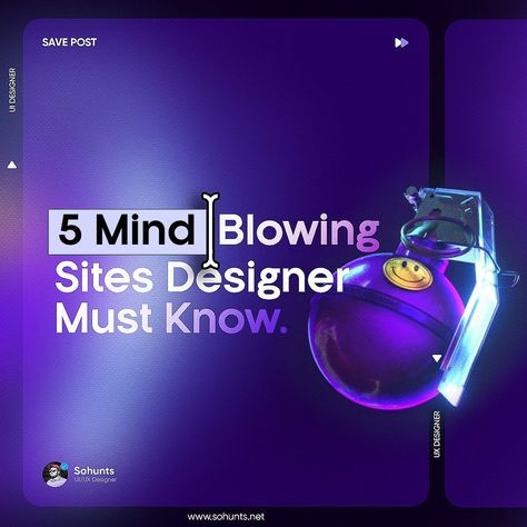 5 Mind-blowing sites for designers must know📌 Get ready to be blown away by 5 mind-blowing sites that will take your design skills to the next level and inspire your next big project. Follow @olackagency for more! . Hunted by: @sohunts _ Check our profile for more design tips tricks and cool stuff! - #websitedesigner #designer #uxdesigner #uidesigner #designtools #sohunts #webdesign #ui#ux#userinterface#userexperience#designercommunity#usa #usadesigner #northamerica #uitrends #uxui #dailyui... Brochure Design Creative, Adobe Illustrator Graphic Design, Sports Graphic Design, Social Media Design Inspiration, Media Sosial, Web Layout Design, Graphic Wallpaper, Web Layout, More Design