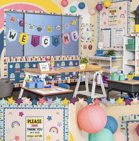 Oh Happy Day Classroom Decor, Oh Happy Day Classroom Theme, Oh Happy Day Classroom, Happy Place Classroom, Whimsical Classroom, Daycare Classroom Setup, Lit Review, Colourful Classroom, Classroom Aesthetic