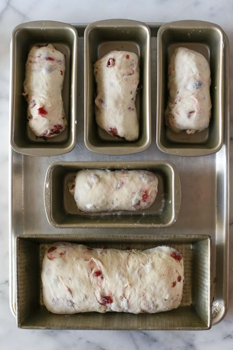 Sourdough Cranberry Bread - Lovely Little Kitchen Cranberry Orange Sourdough Foccacia, Cranberry Sourdough Recipes, Sourdough Bread Loaf Recipe, Sourdough Cranberry Bread, Sourdough Christmas Recipes, Sourdough Sweet Bread, Cranberry Sourdough Bread, Sweet Sourdough Bread, Cranberry Sourdough