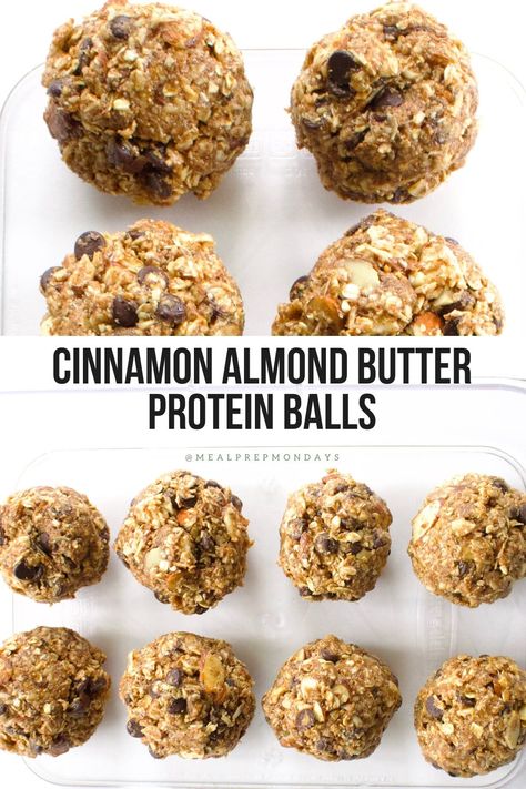 Cinnamon almond butter protein balls #cinnamon #almondbutter #protein Almond Butter Protein Balls, Almond Butter Energy Balls, Make Almond Butter, Protein Balls Healthy, Vegetarian Recepies, Almond Butter Recipes, Protein Balls Recipes, Energy Ball Recipe, No Gluten