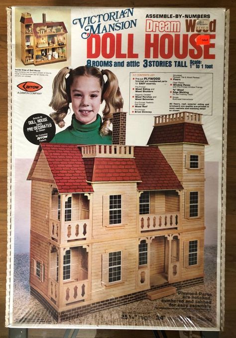 Real Good Toys, Wooden Dollhouse Kits, Wood Dollhouse, Vintage Arrow, Southern Mansions, Modern Dollhouse Furniture, Victorian Mansion, House Wood, Victorian Dollhouse