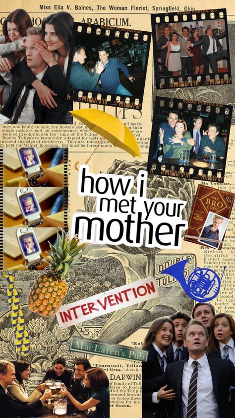 how i met your mother #howimetyourmother How I Met Your Mother Wallpaper Iphone, How I Met Your Mother Collage, How I Met Your Mother Polaroid Poster, How I Met Your Mother Opening Pictures, Ted How I Met Your Mother, The Bro Code, Kodak Portra, How I Met Your Mother, Flower Spike